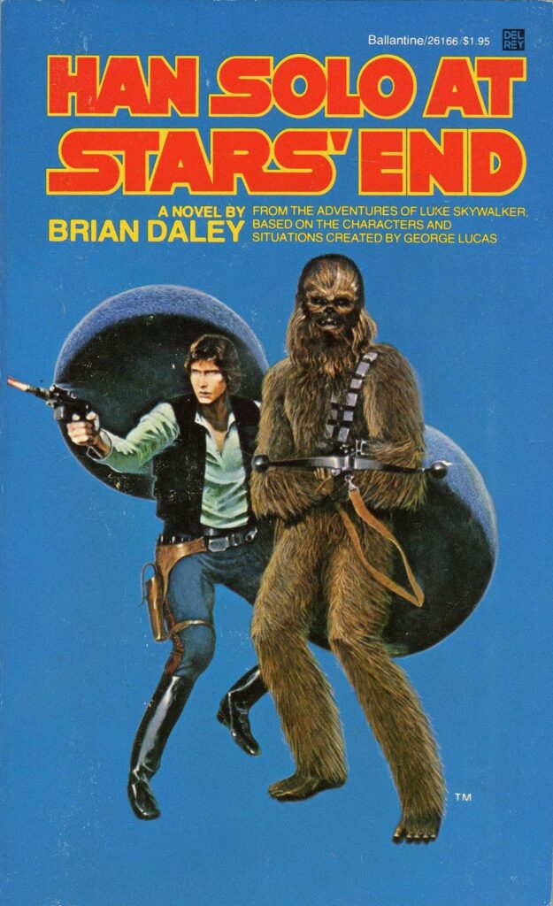 star wars book covers han solo at stars' end