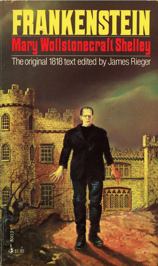 Frankenstein Book Covers 1976 paperback