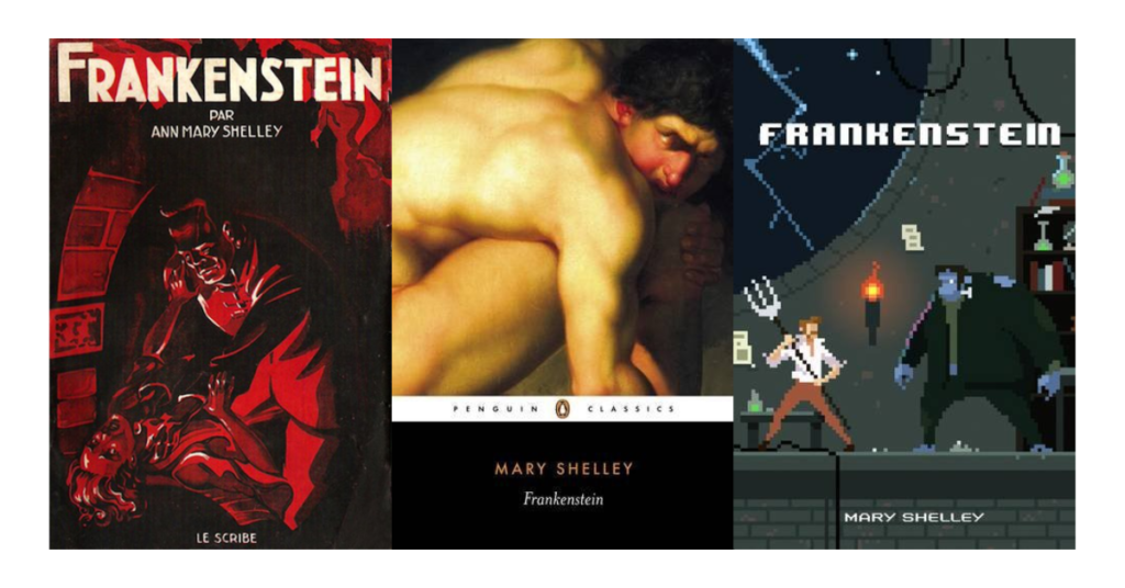 Frankenstein Book Covers Collection