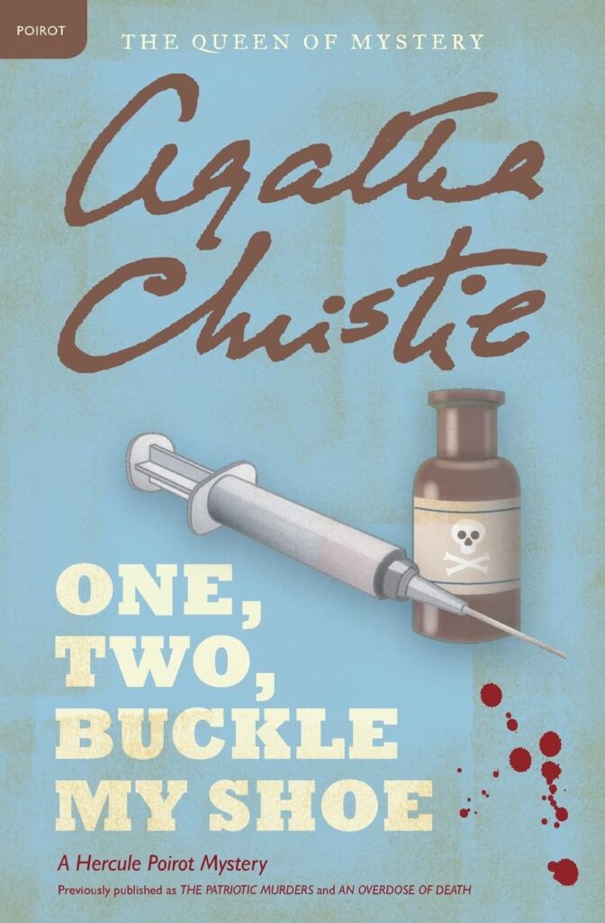 Agatha Christie Book Covers One, Two, Buckly My Shoe