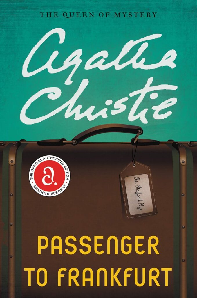 Agatha Christie Book Covers Passenger to Frankfurt