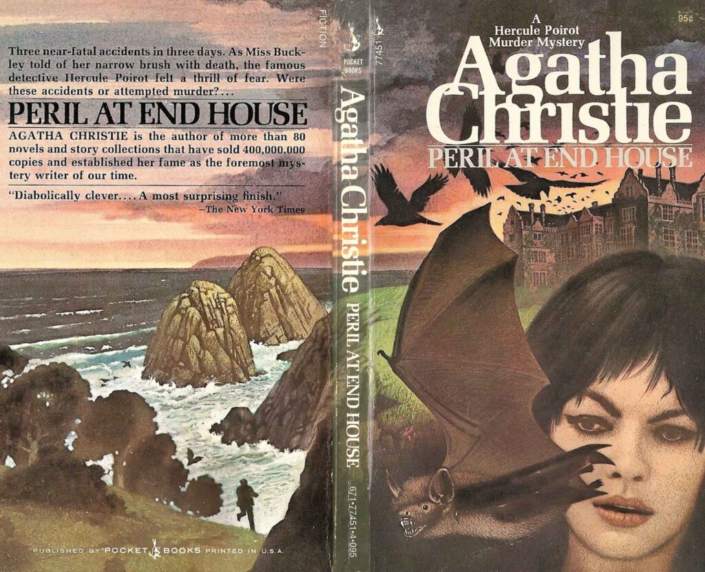 Agatha Christie Book Covers Peril at End House Pocket Books