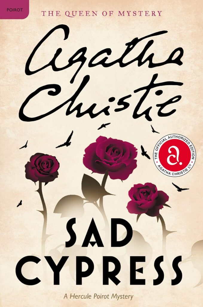 Agatha Christie Book Covers Sad Cypress