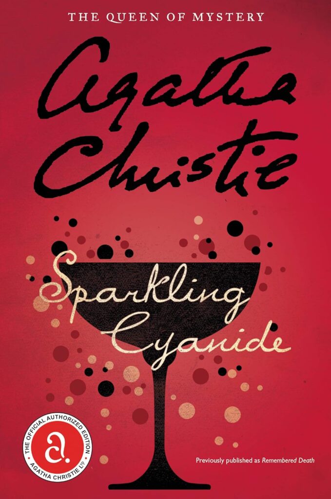 Agatha Christie Book Covers Sparkling Cyanide