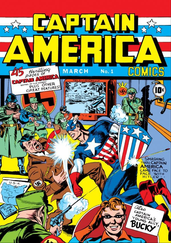 Captain America Comic Book Covers Captain America Comics Vol 1 1