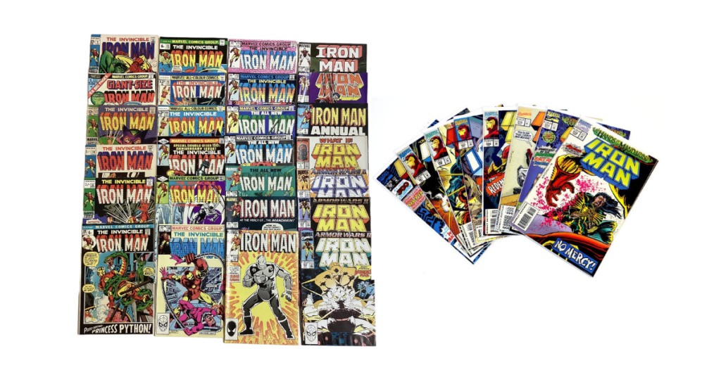 Iron Man Comic Book Covers Collection
