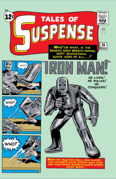 Iron Man Comic Book Covers Tales of Suspense Vol 1 39