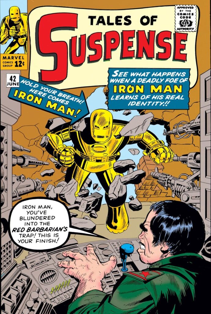 Iron Man Comic Book Covers Tales of Suspense Vol 1 42