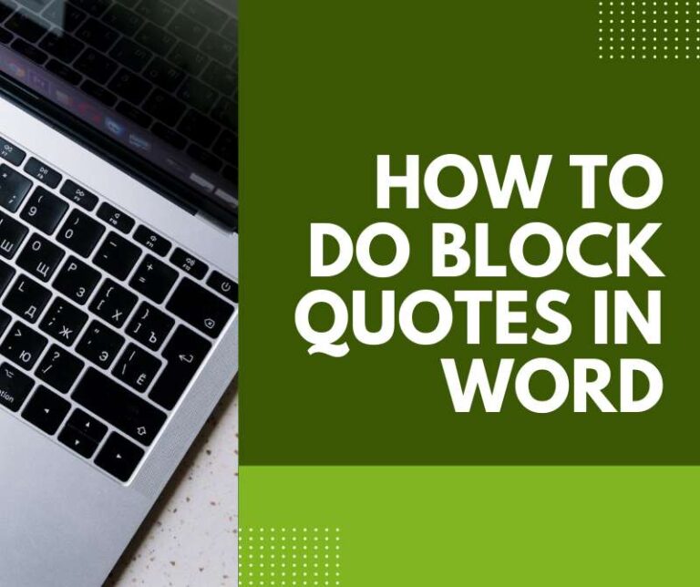 How to Do Block Quotes in Word - Adazing