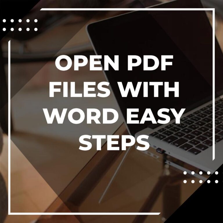 How to Open a PDF in Word - Adazing
