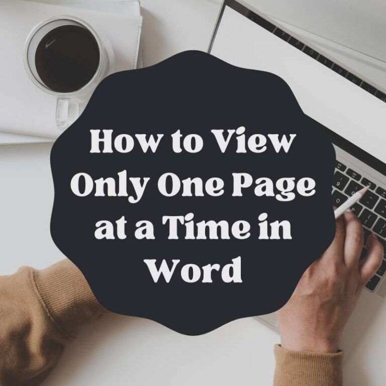 how-to-view-only-one-page-at-a-time-in-word
