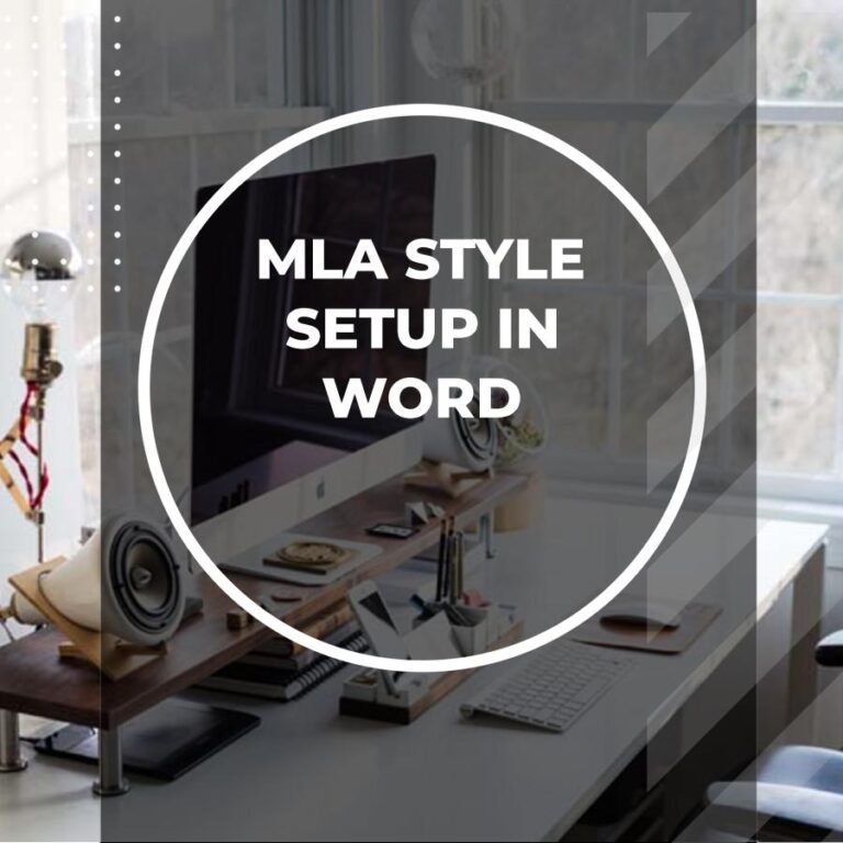 How To Change To Mla Format In Word