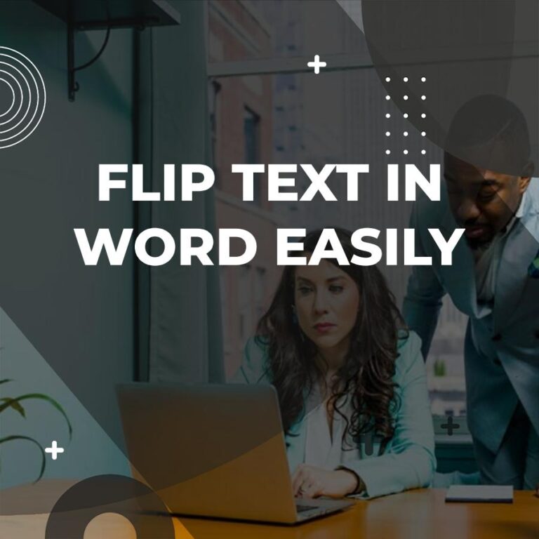reverse-text-in-word