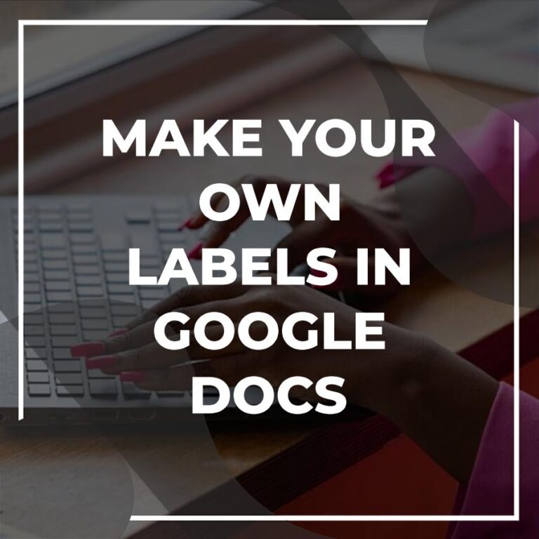 Easy Steps on How to Make Address Labels in Google Docs - Adazing