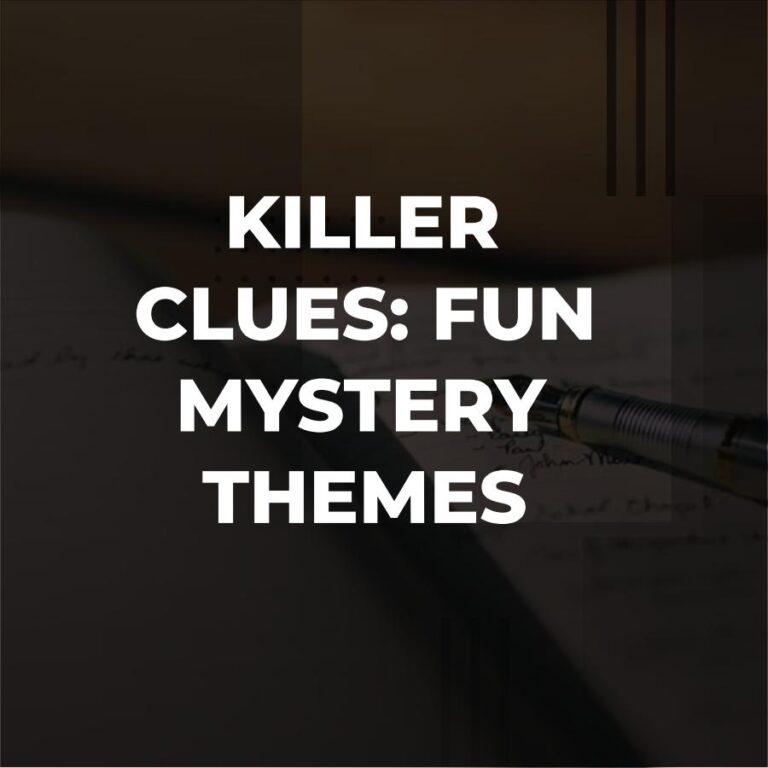 Over 100 Creative Murder Mystery Ideas to Captivate Your Readers - Adazing