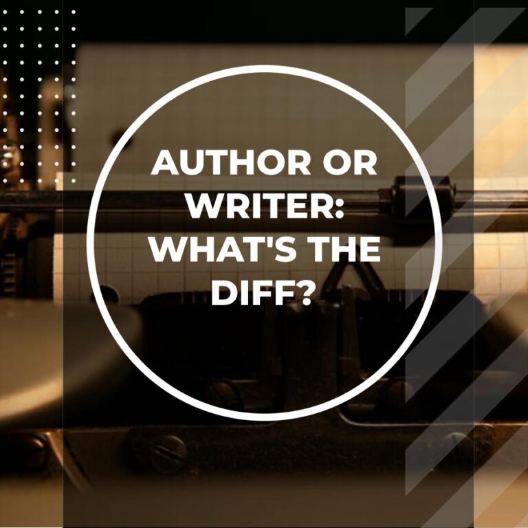 Author vs Writer: Understanding the Difference and Finding Your Path ...
