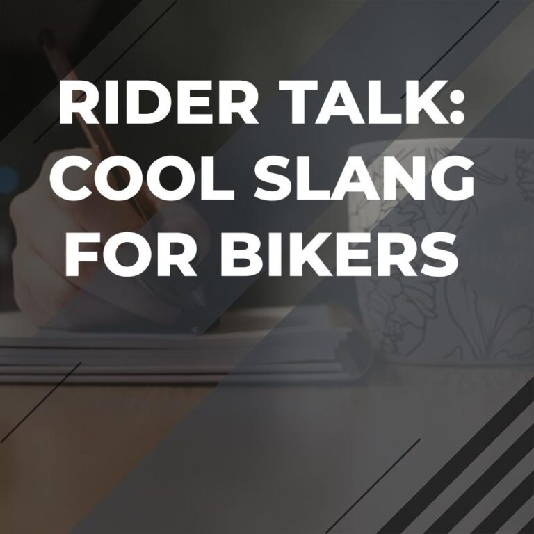 Biker Slang: Speak Like a True Road Warrior - Adazing