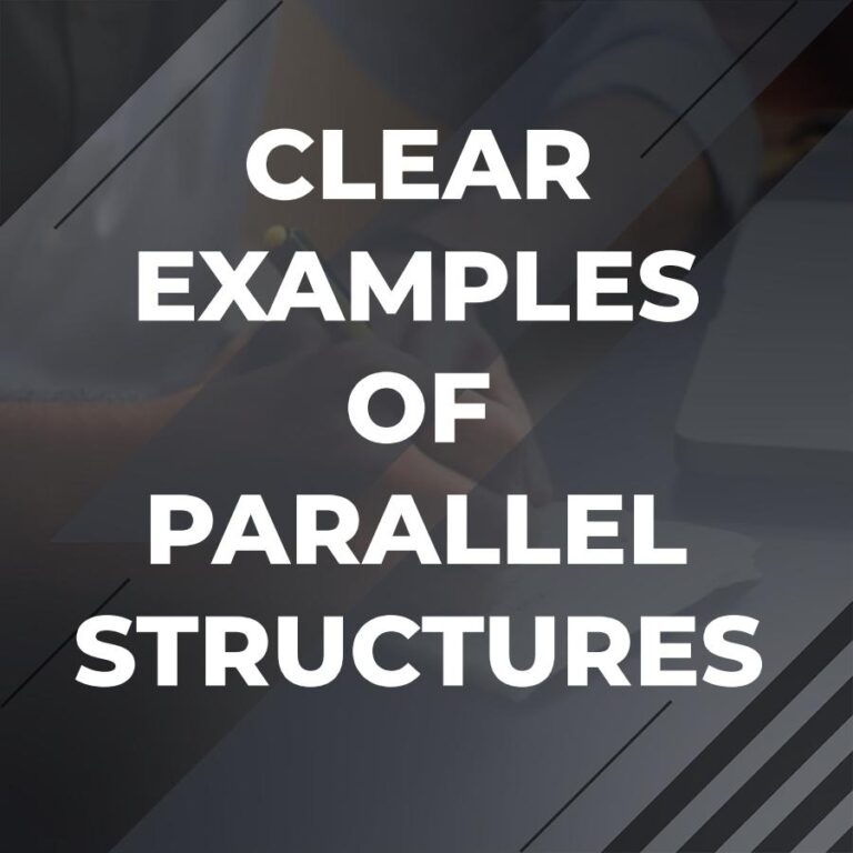 Parallel Structure Examples: A Guide to Enhance Your Writing - Adazing
