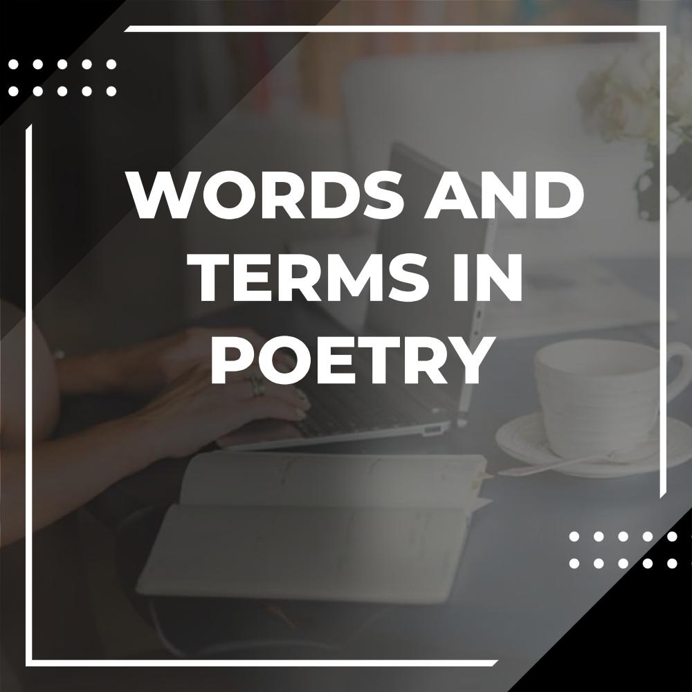 poetry terminology
