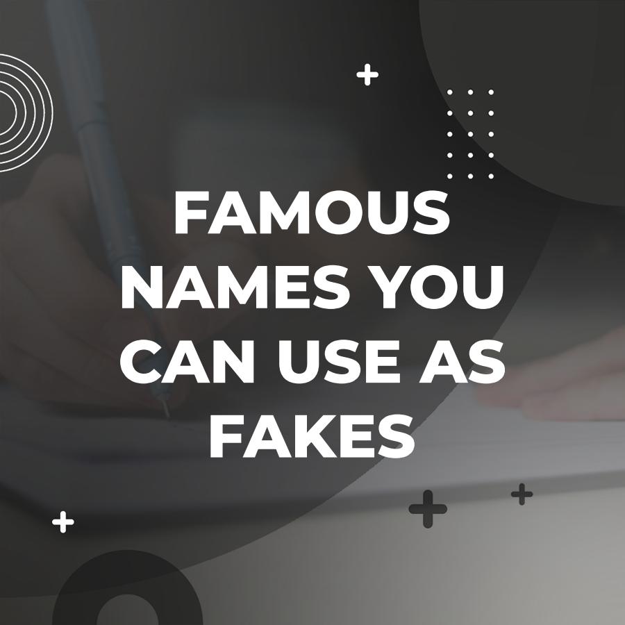 pseudonym examples