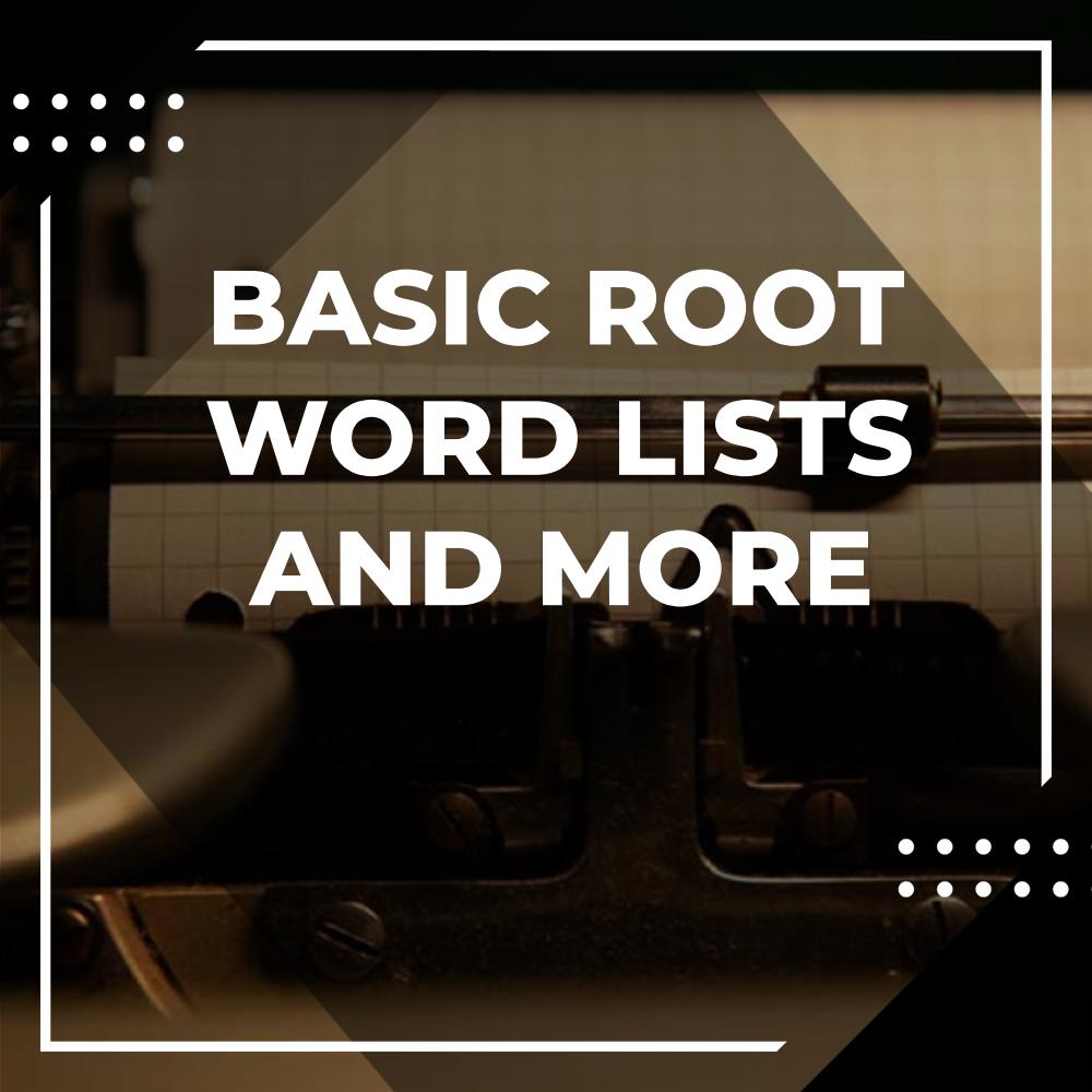 root word examples