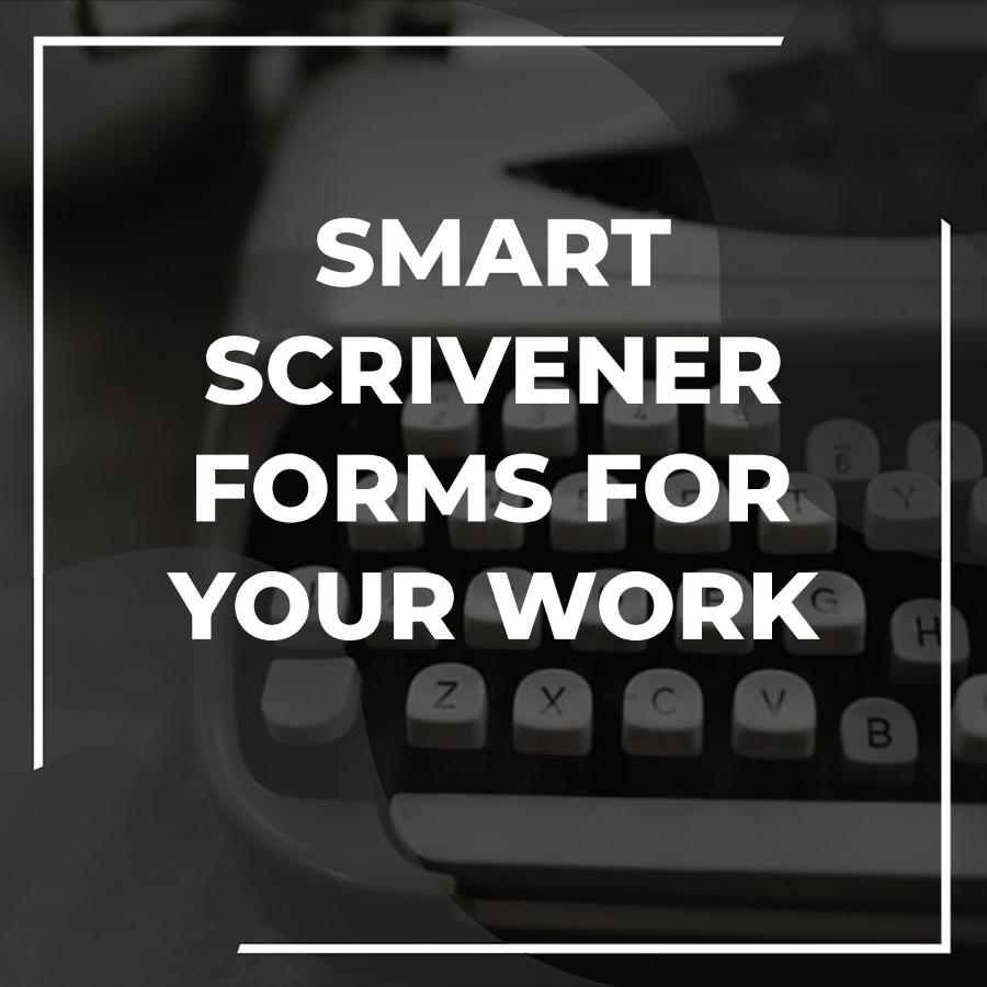 scrivener templates