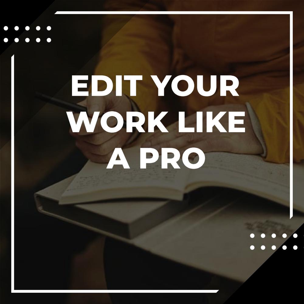 self editing