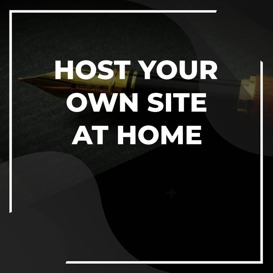 self hosting a website