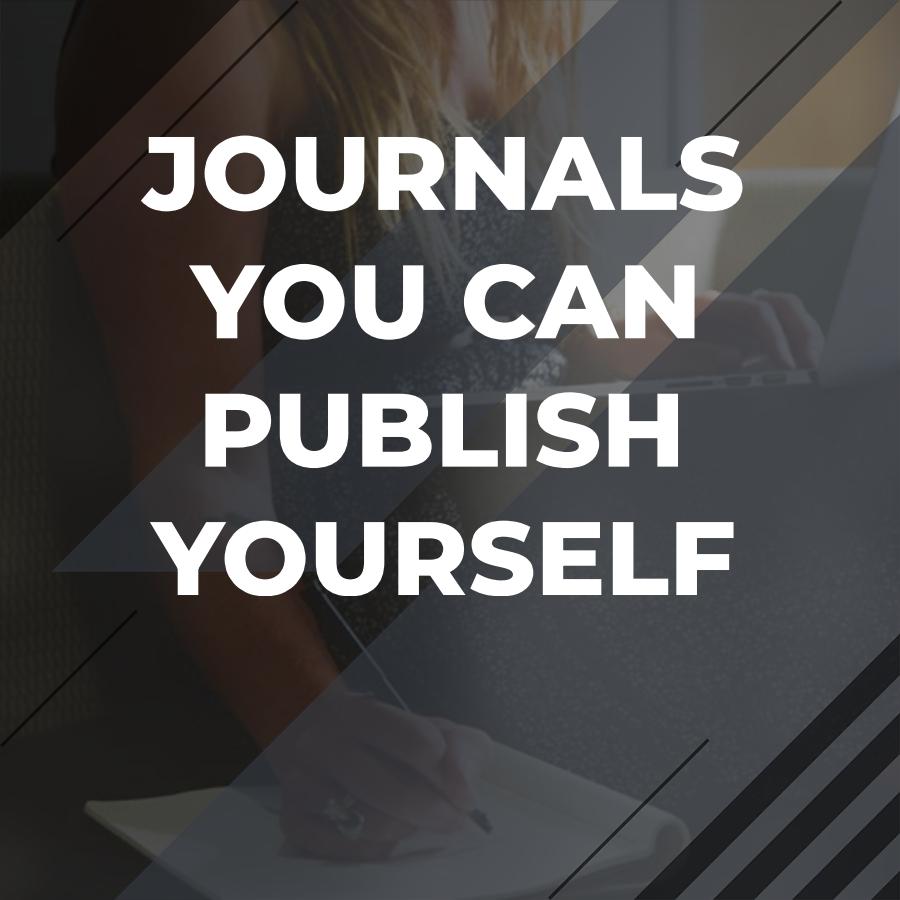 self publishing journals