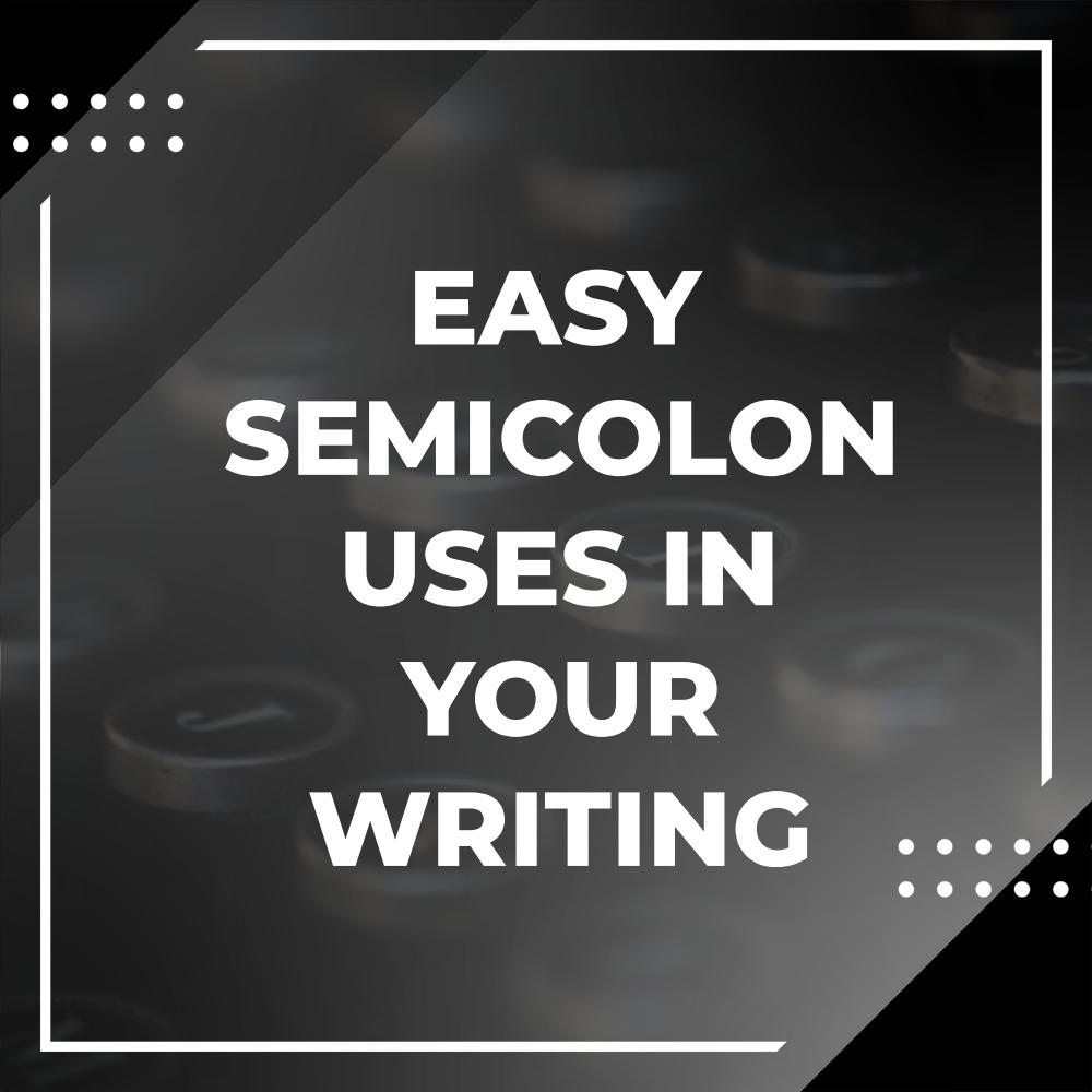 semicolon examples