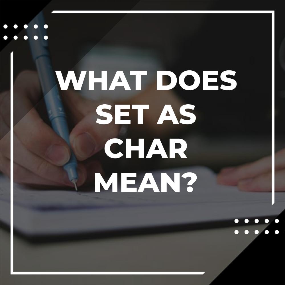 setting as a character