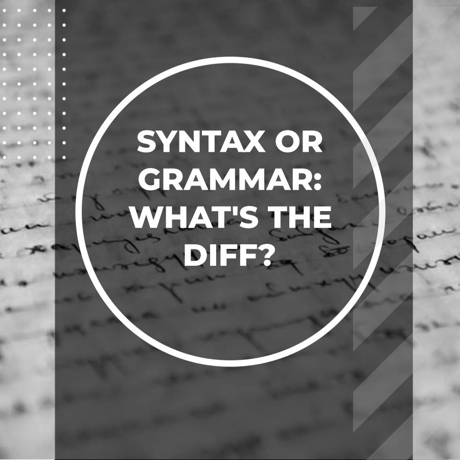 syntax vs grammar