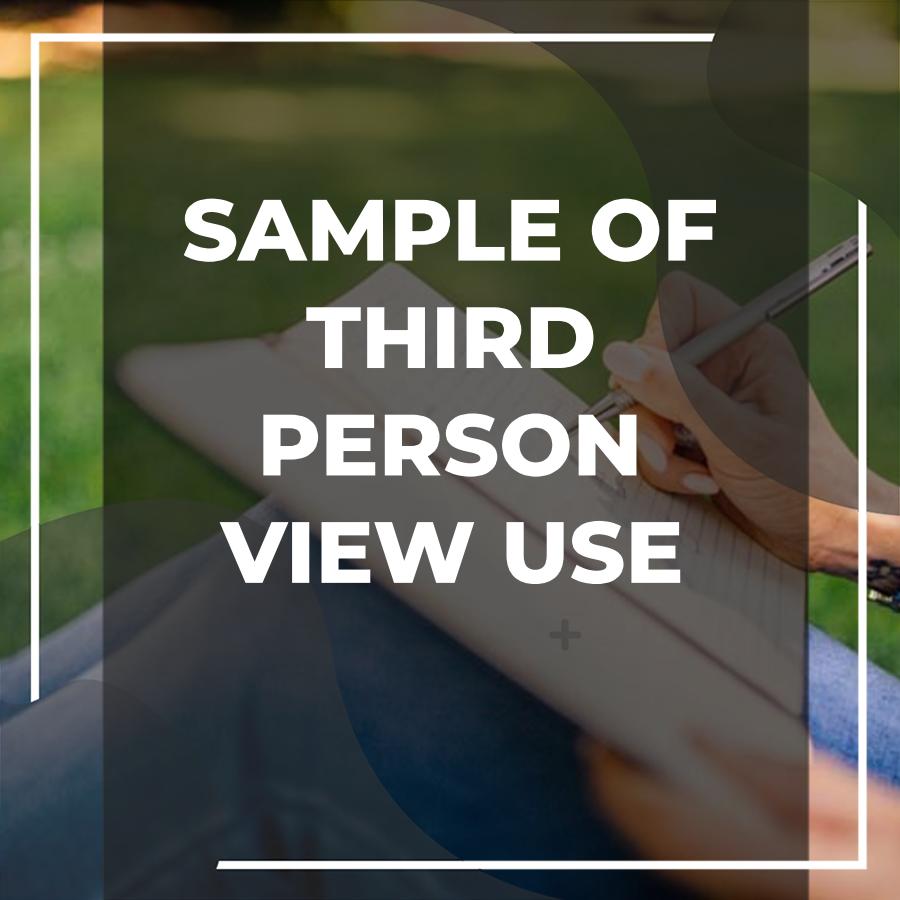 third person point of view example