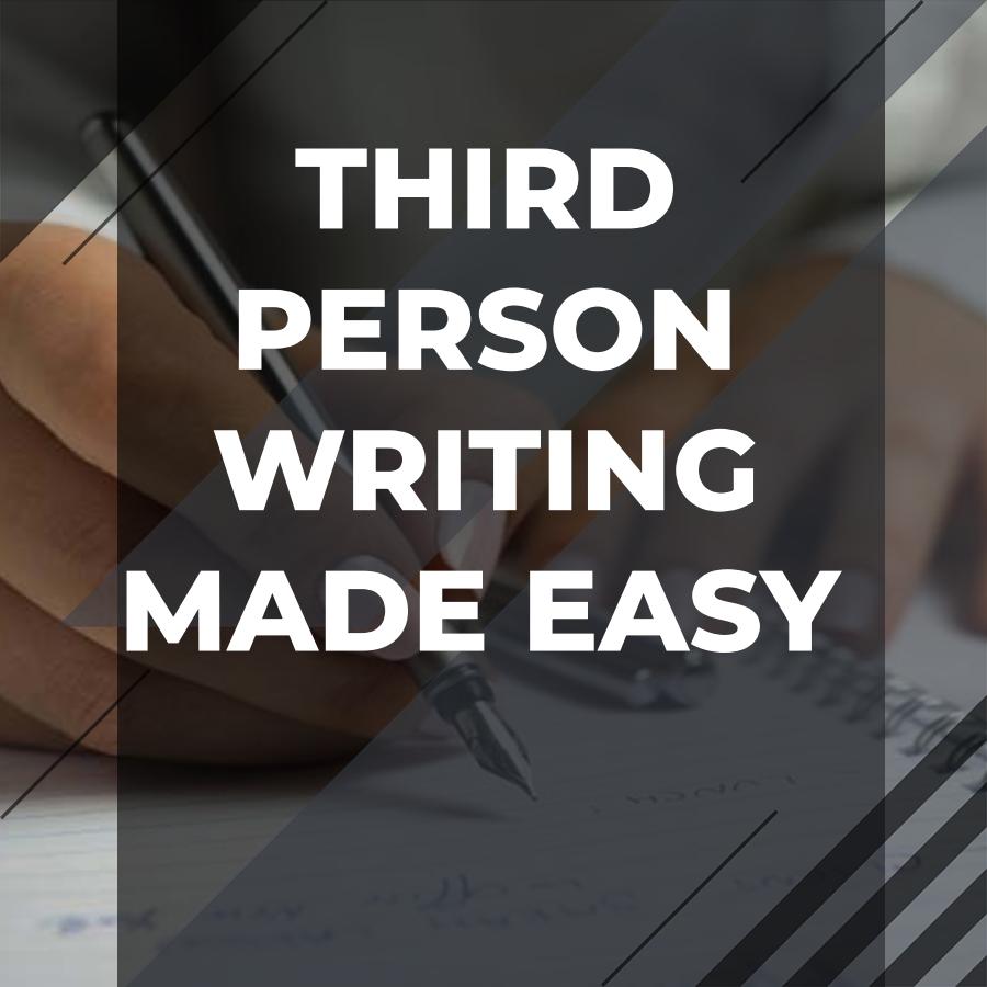 third person writing example