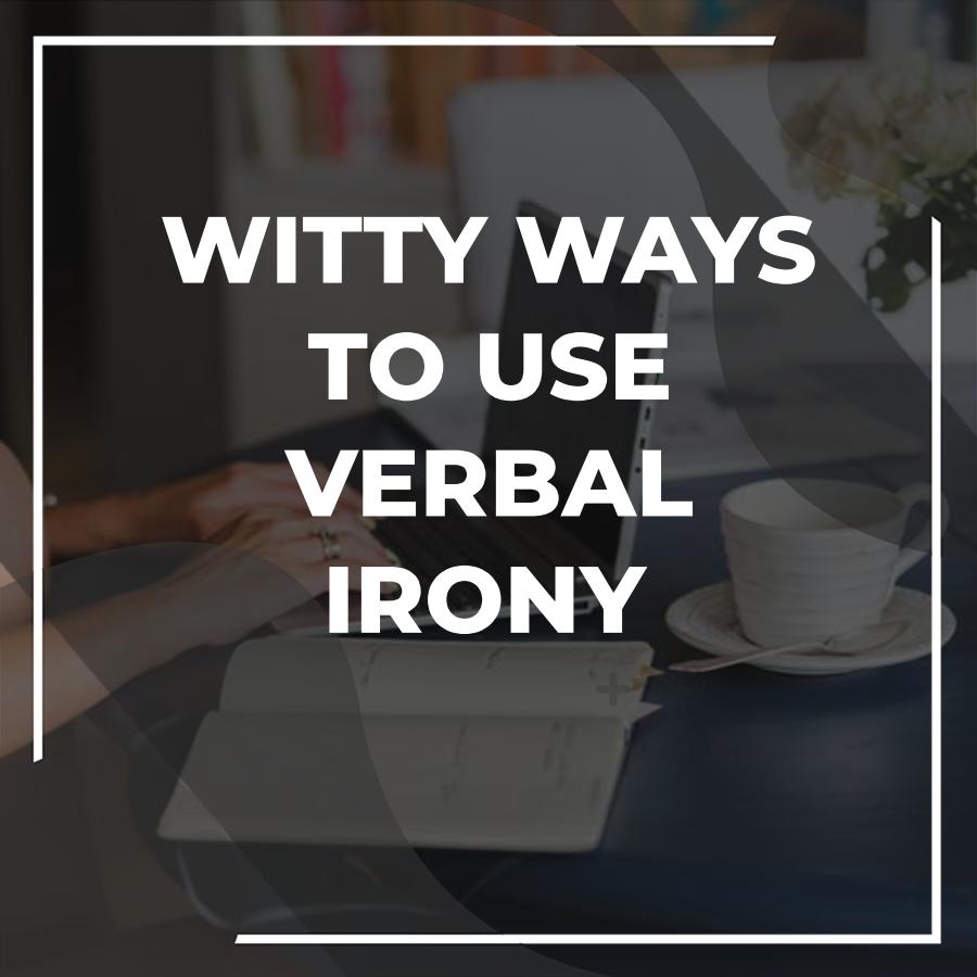 verbal irony examples