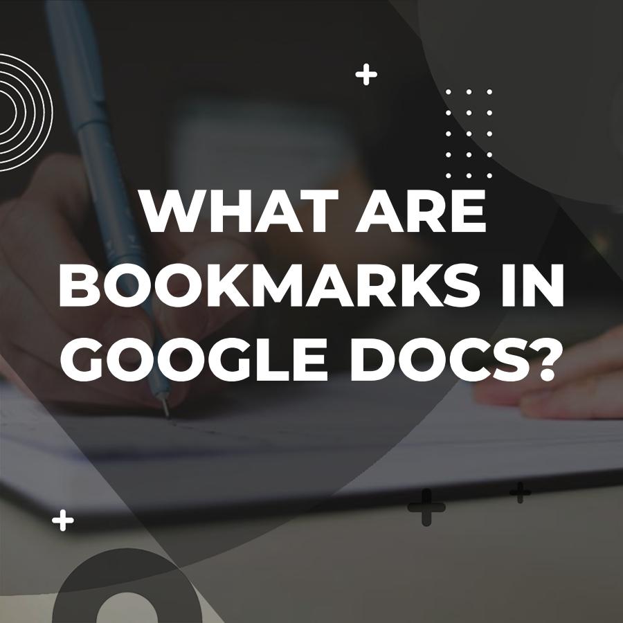 what does a bookmark do in google docs