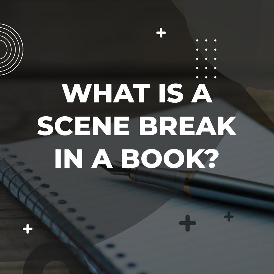 what is a scene break in a book