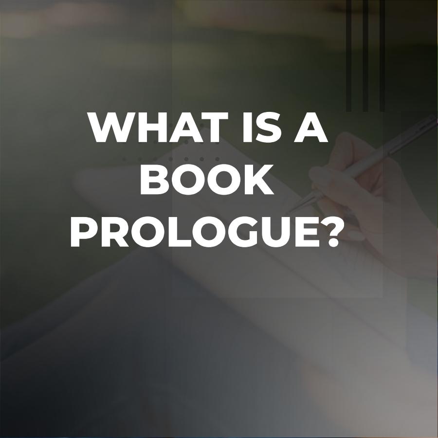 what is the prologue of a book
