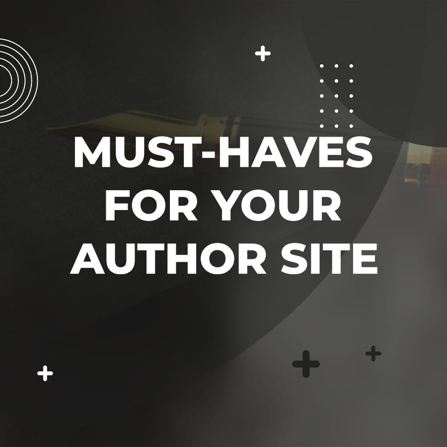 what should an author website include