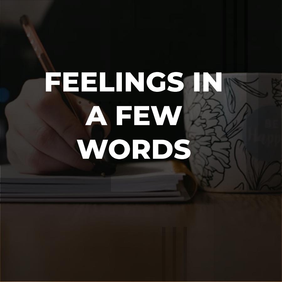 words to describe how you feel