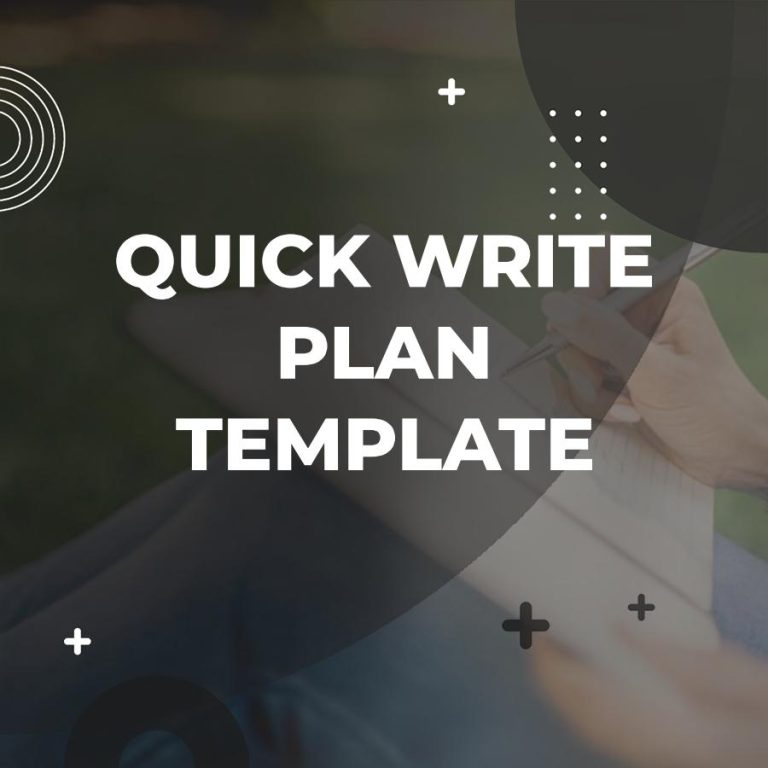 Writing Schedule Template: Hit Your Writing Goals - Adazing