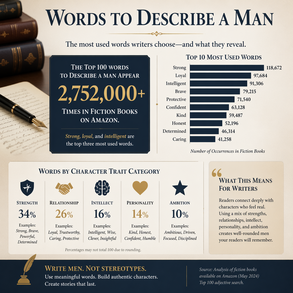 Words to Describe a Man statistics