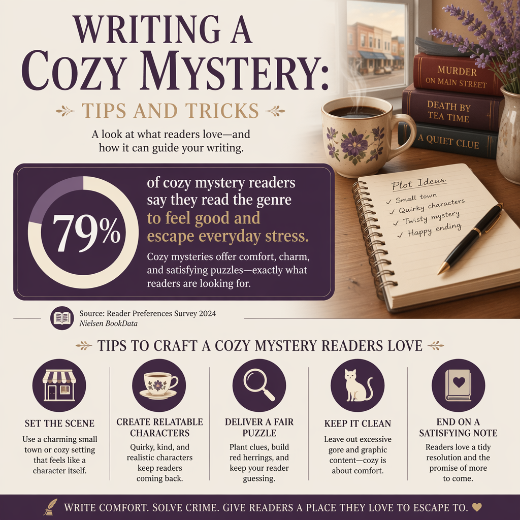 Writing a Cozy Mystery: Tips and Tricks statistics