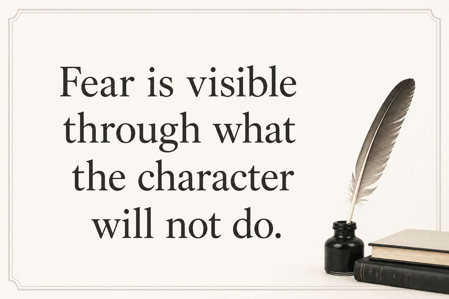 Key insight about Writing Fears into Fiction