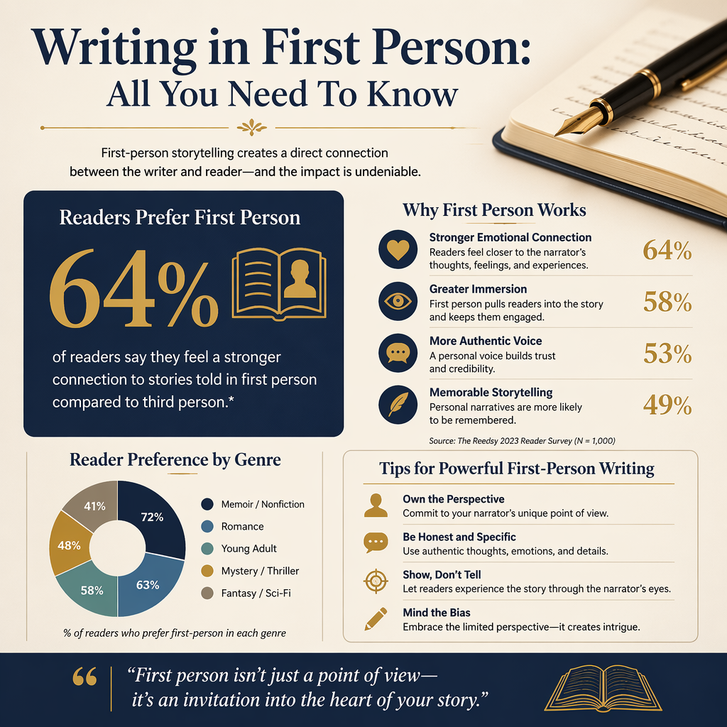 Writing in First Person: All You Need To Know statistics