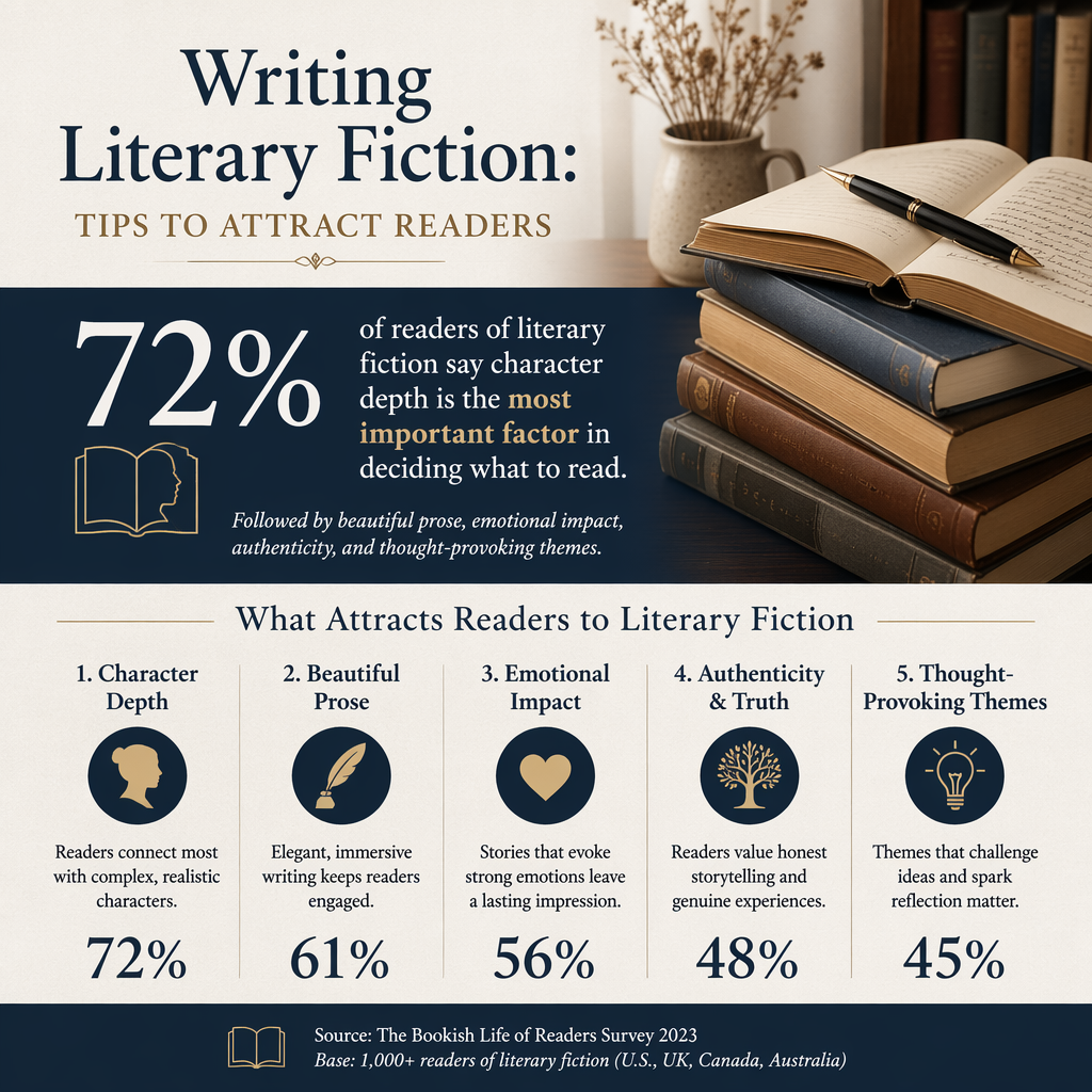 Writing Literary Fiction: Tips to Attract Readers statistics