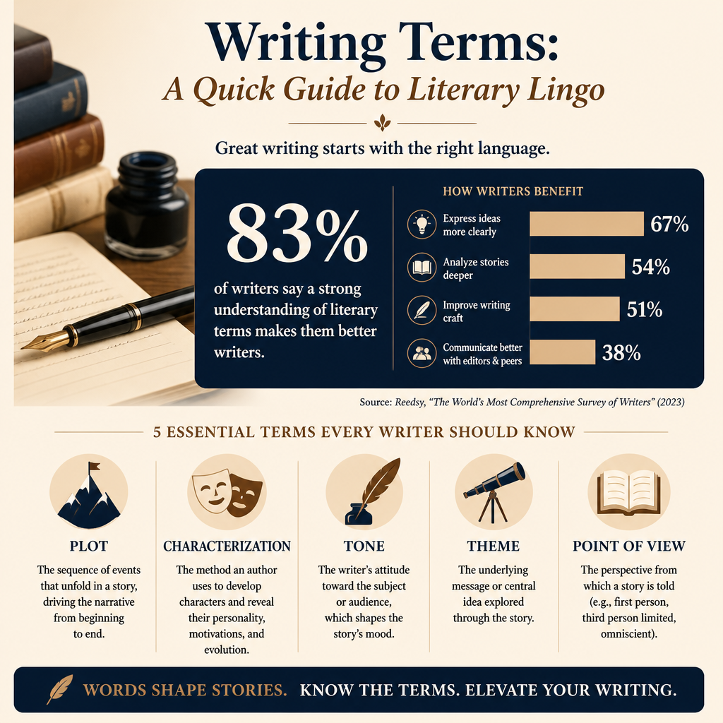 Writing Terms: A Quick Guide to Literary Lingo statistics