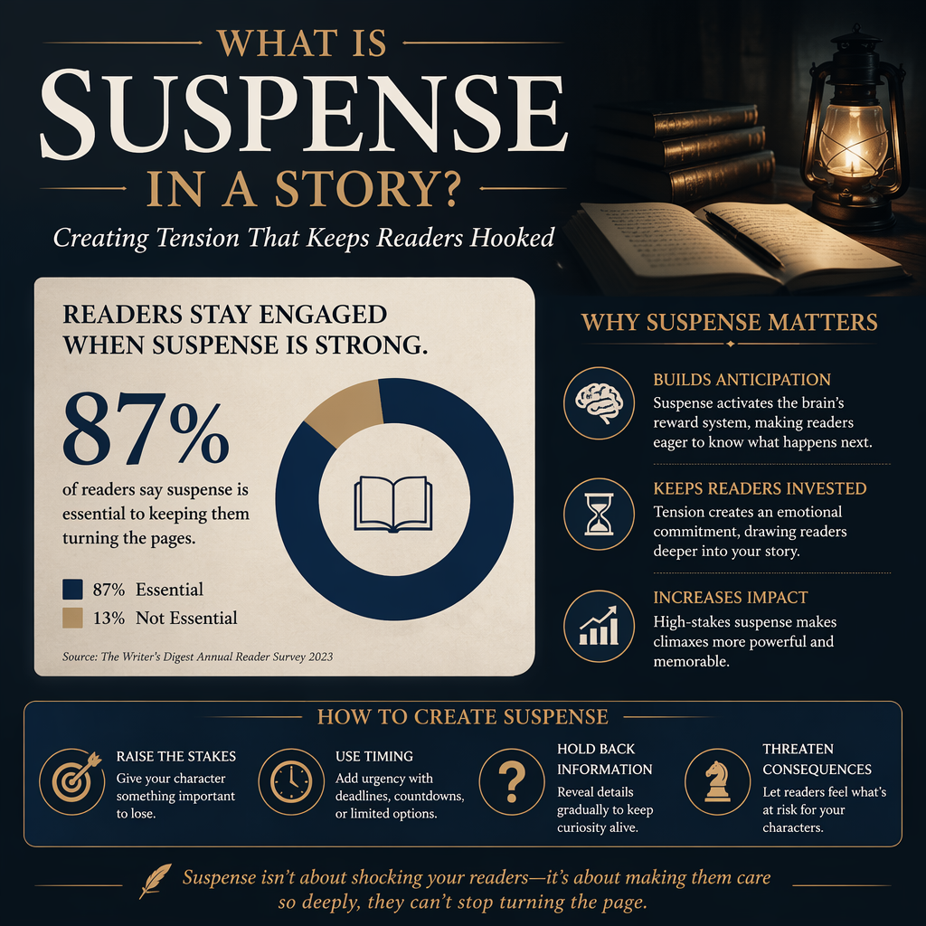 What Is Suspense in a Story? Creating Tension That Keeps Readers Hooked statistics