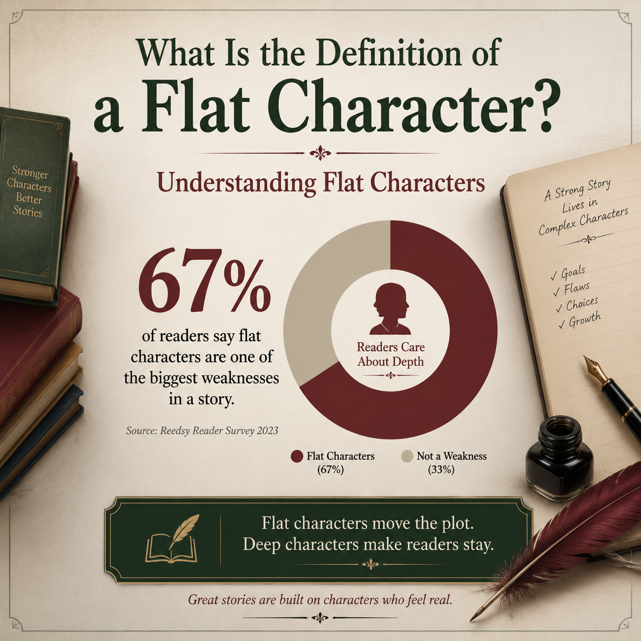 What is the Definition of a Flat Character? Understanding Flat Characters statistics