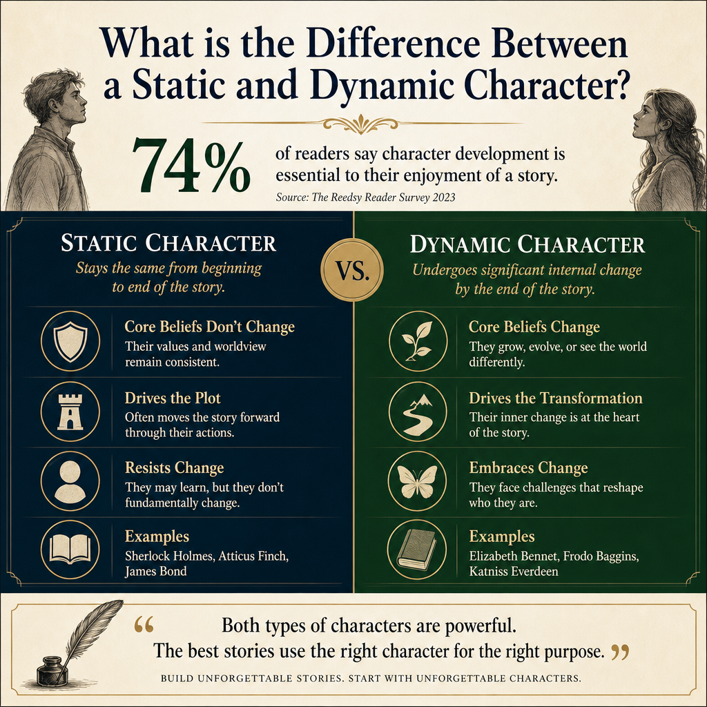What is the Difference Between a Static and Dynamic Character? statistics